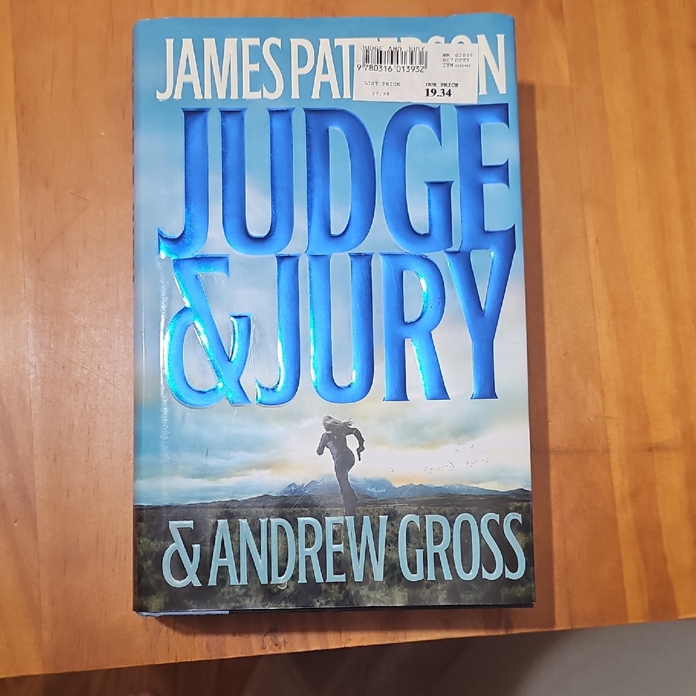 Judge & Jury by James Patterson & Andrew Gross - Blue Hardcover